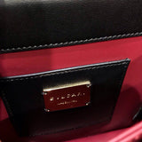 Structured Vegan Leather Handbag - Understated Luxury Look | Women's Fashion Handbag #1790 - close-up detail shot (image 3) of designer-inspired handbag