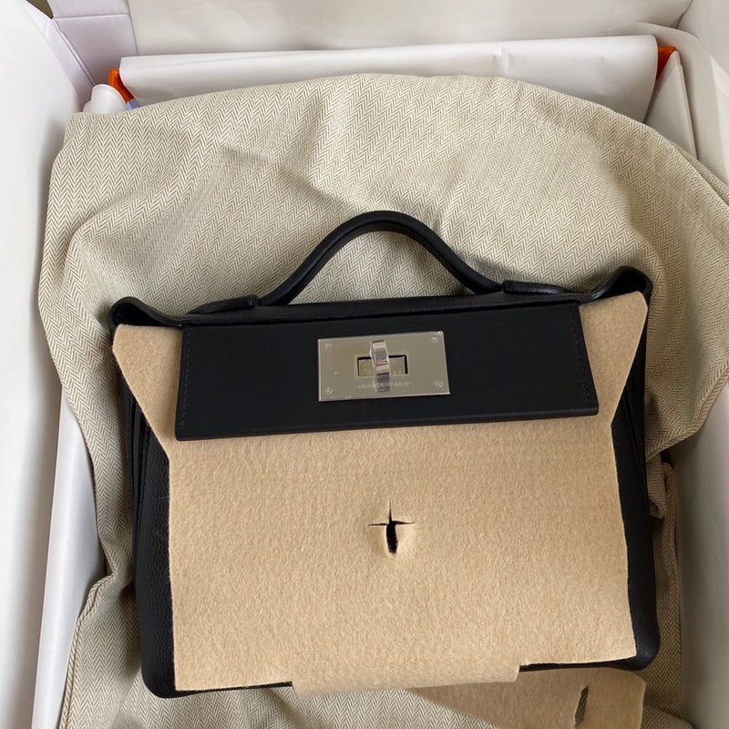 Close-up detail of sophisticated bag design