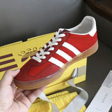 Gucci two-tone luxury sneakers view 5 sleek tonal finish