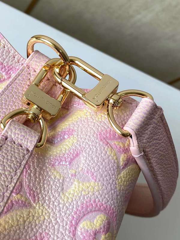 Back view of signature premium women's handbag – women's statement bag
