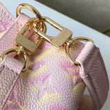 Back view of signature premium women's handbag – women's statement bag