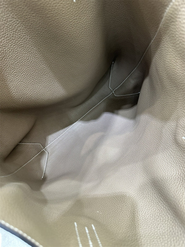 Interior view of considered premium bag