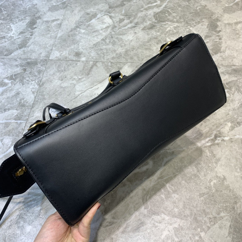 Timeless Premium PU Leather Handbag - Signature Hardware Accents | Women's Designer-Inspired Purse #677 - interior view (image 6) of designer-inspired handbag