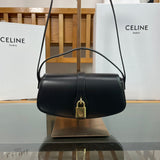 Front view of classic refined women's handbag – women's luxury handbag