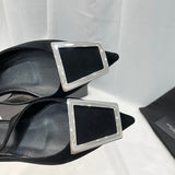 Saint Laurent luxury shoes close-up — premium authentic designer style