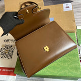 Close-up detail of understated bag design