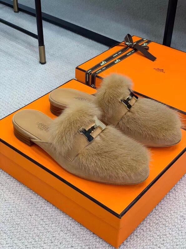 Hermes shoes Style 399 - logo and branding close-up