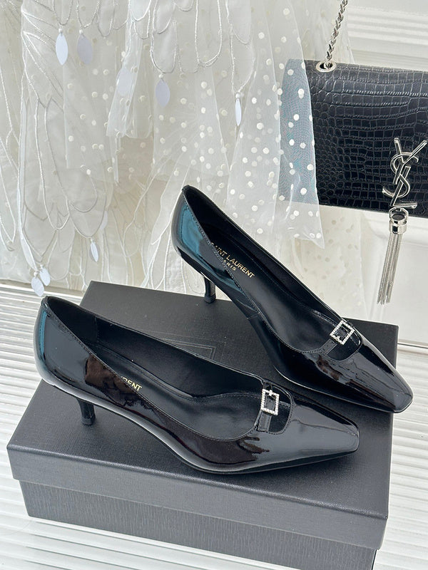 Side profile view of Saint Laurent luxury piece style No.057