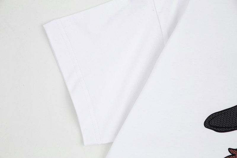 Back view of Louis Vuitton cotton t-shirt with contemporary cut