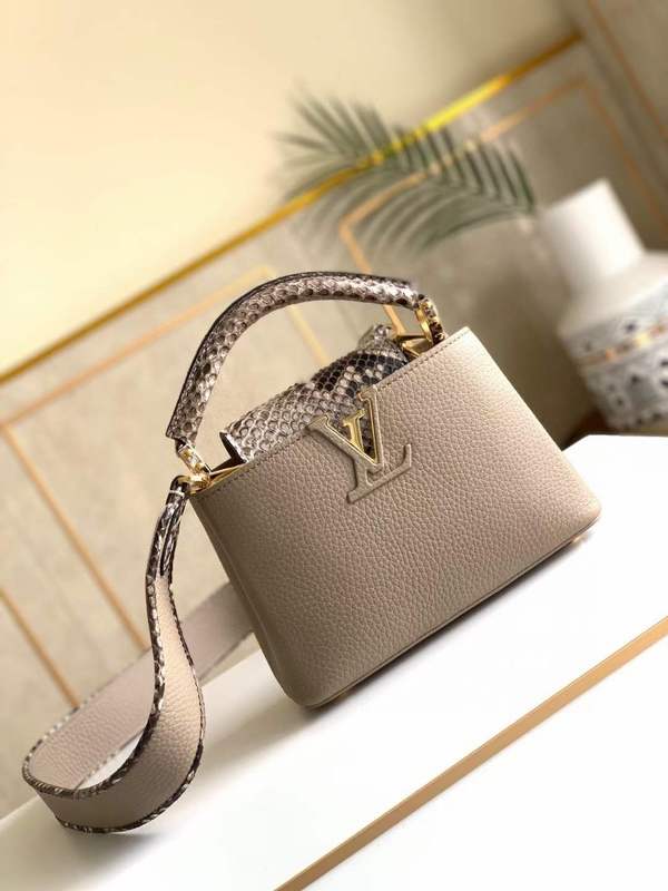 Front view of modern refined women's handbag – women's designer-style accessory