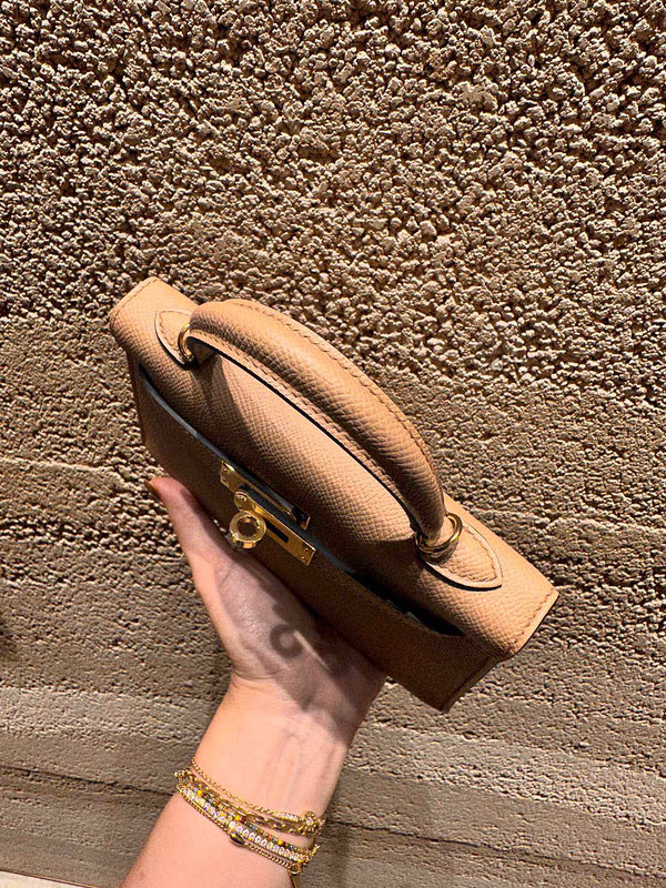 Statement handbag styled for everyday wear