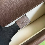 Side profile of signature classic women's handbag – women's premium purse