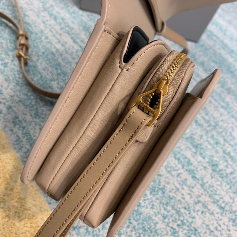 Polished Faux Leather Handbag - Modern Structured Build | Women's Statement Accessory #649 - styled full view (image 7) of designer-inspired handbag