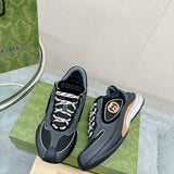 Gucci all-black luxury sneakers view 5 low-top design