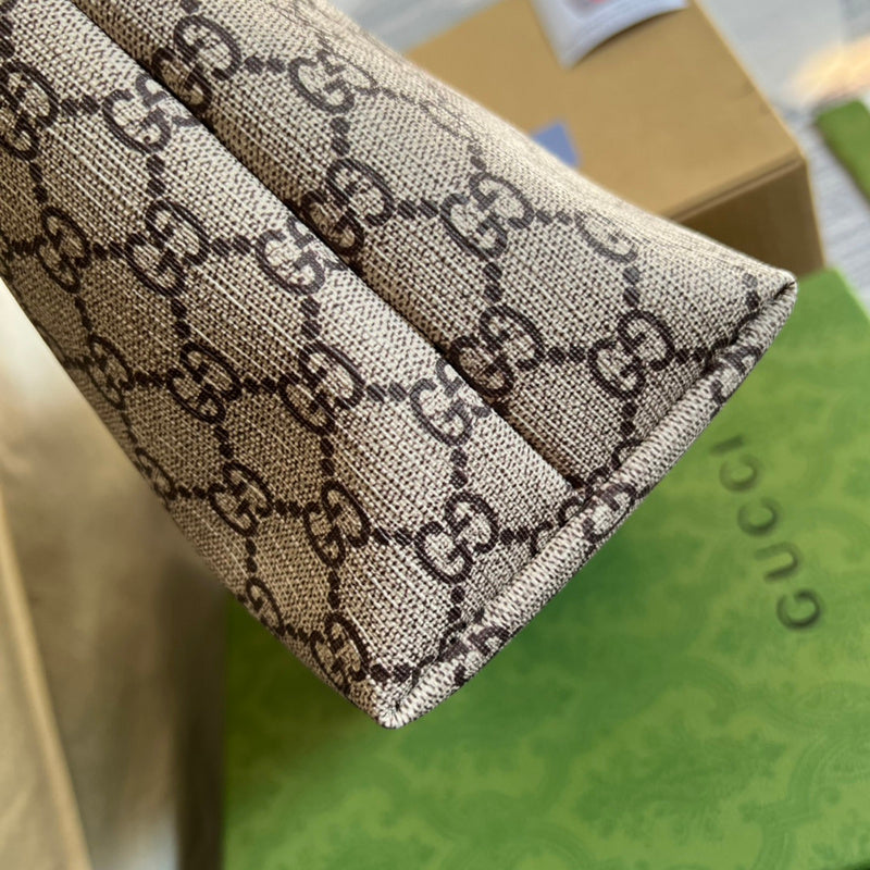 Close-up detail of classic signature women's handbag – women's luxury accessory