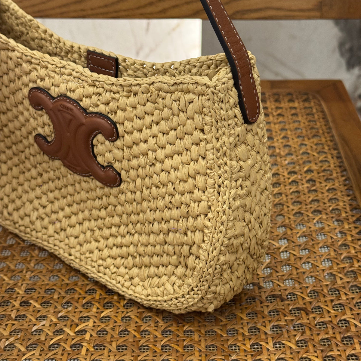 Front view of Celine Medium Tilly Bag premium cel medium tilly bag