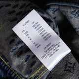Side profile of Louis Vuitton luxury clothing with tailored silhouette