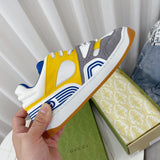 Gucci sneakers detailed view showing premium designer craftsmanship