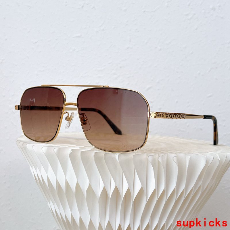 Lifestyle view of Louis Vuitton unisex sunglasses