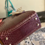 Back view of polished sleek women's handbag – women's premium purse
