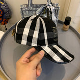 Front view of Burberry unisex cap