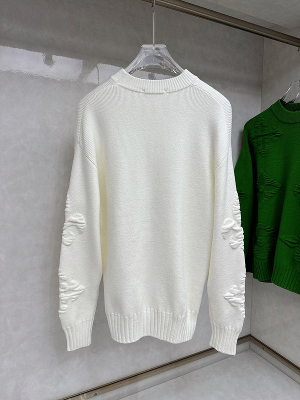 Side profile of Louis Vuitton luxury clothing with relaxed-fit cut
