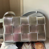 Sophisticated Premium PU Leather Handbag - Statement Silhouette | Women's Fashion Handbag #1623 - alternate angle view (image 8) of designer-inspired handbag