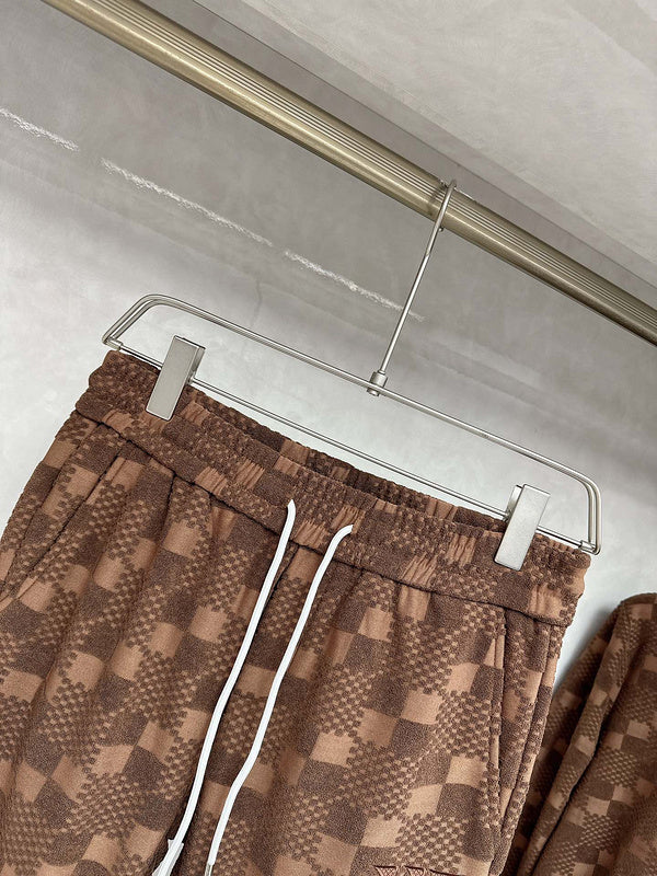 Back view of Louis Vuitton luxury clothing with streetwear-inspired cut