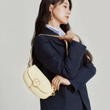 Front view of refined chic women's handbag – women's designer-style accessory