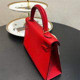 Close-up detail of structured bag design
