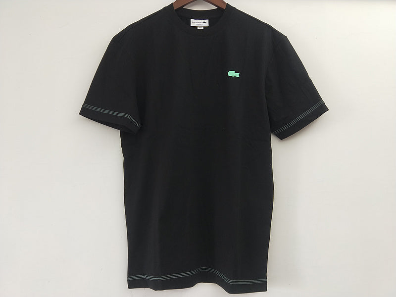 Front view of Lacoste luxury clothing with tailored silhouette