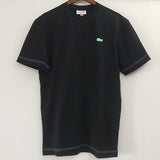 Front view of Lacoste luxury clothing with tailored silhouette