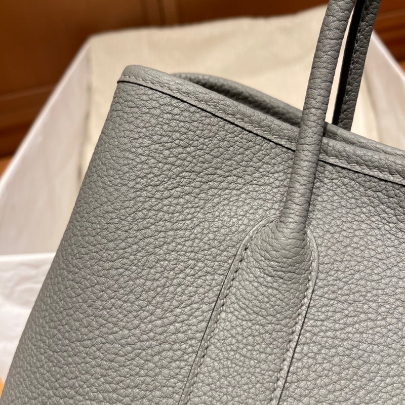 Sophisticated bag shown from front angle