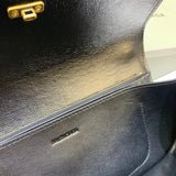 Sophisticated Faux Leather Handbag - Chic Everyday Appeal | Women's Designer-Inspired Purse #410 - texture close-up (image 9) of designer-inspired handbag