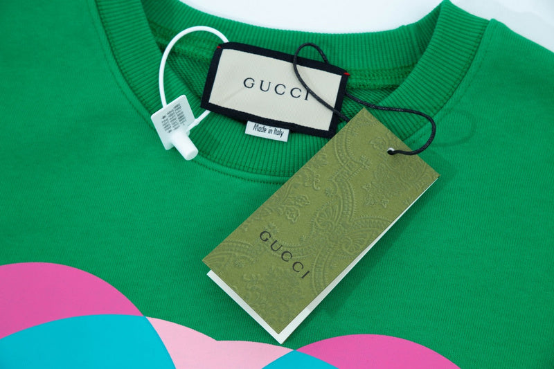 Full styled look of Gucci luxury clothing with relaxed-fit cut