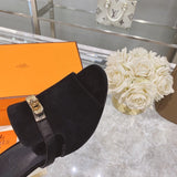 Hermès Nude Ankle Strap Heels - Close-Up Texture View