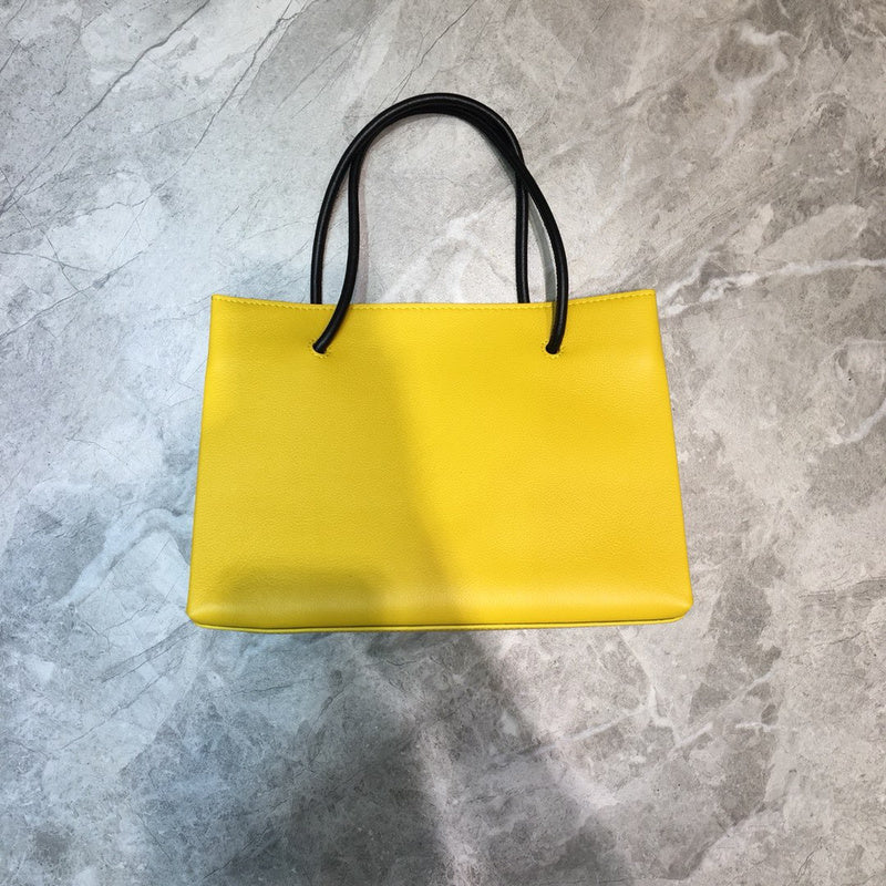 Bold Vegan Leather Handbag - Refined Silhouette | Women's Premium Handbag #902 - back view (image 4) of designer-inspired handbag
