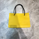 Bold Vegan Leather Handbag - Refined Silhouette | Women's Premium Handbag #902 - back view (image 4) of designer-inspired handbag
