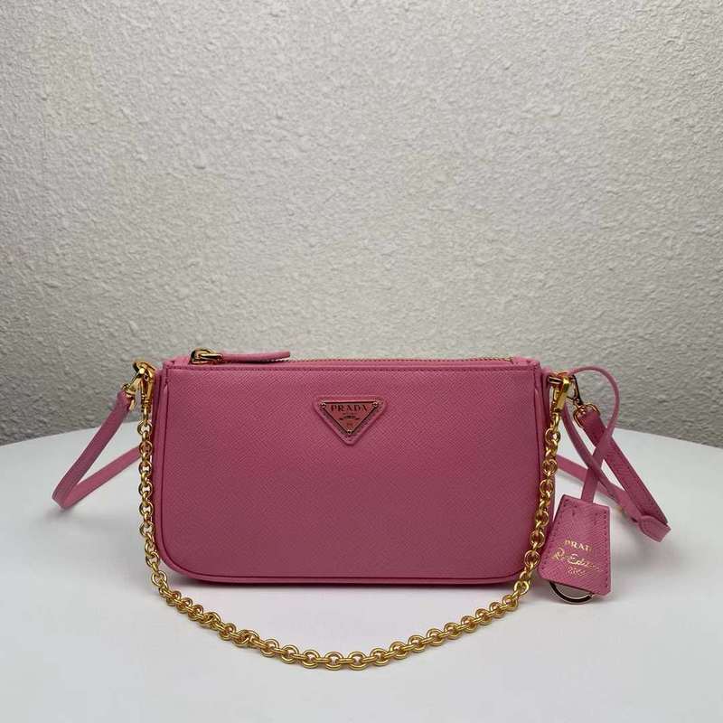 Back view of premium polished women's handbag – women's designer-style accessory