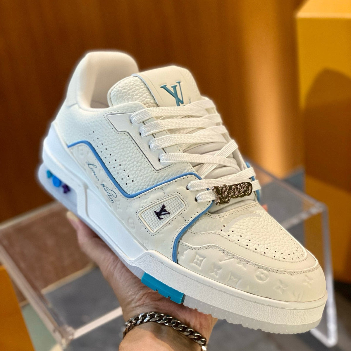 Louis Vuitton Shoes? Louis Vuitton Lou Trainers Premium Designer Casual Shoes