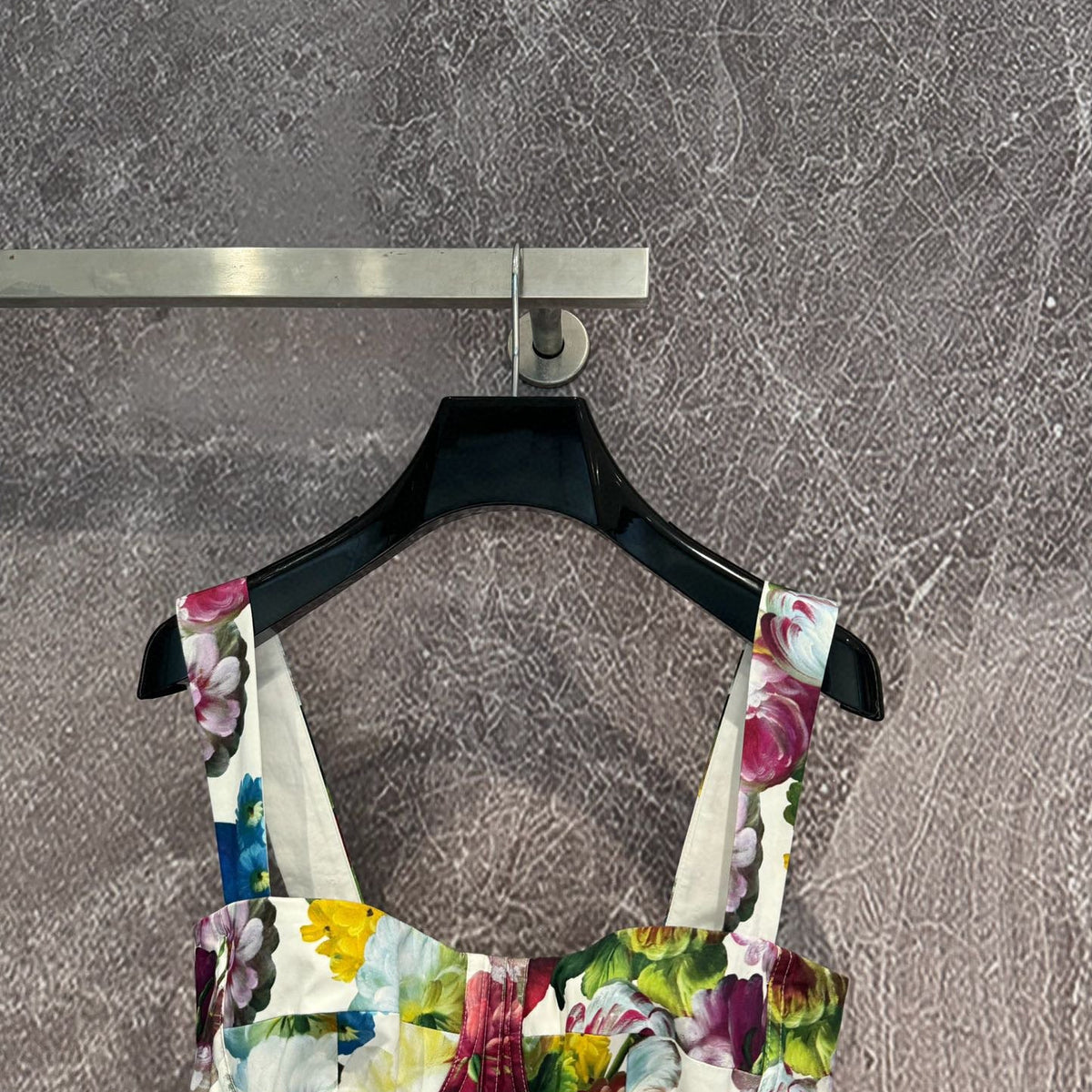 Front view of Dolce & Gabbana premium Dress with iconic logo hardware