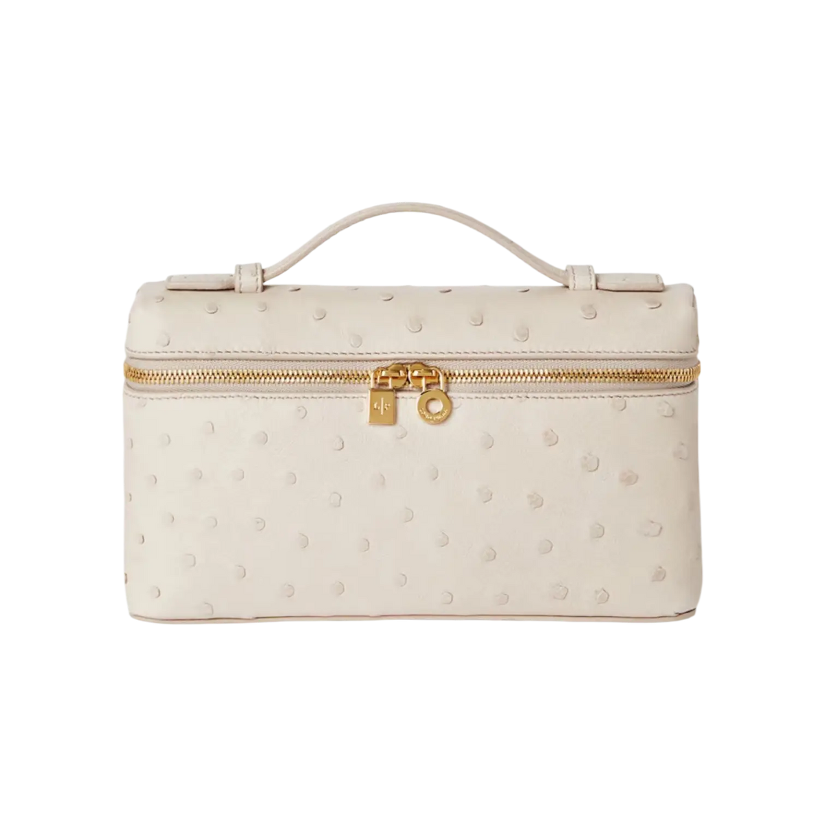 Loro Piana L19 Bag Ostrich Light Travertine / Sun Gold