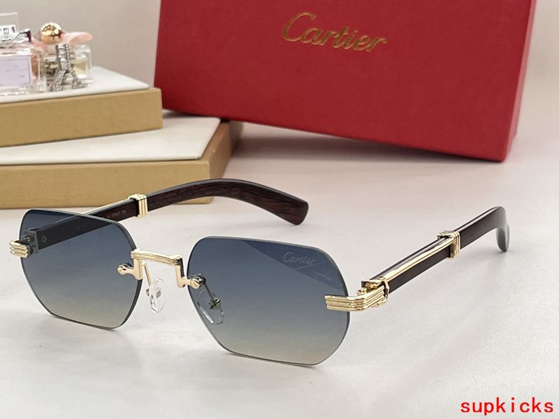 Lifestyle view of Cartier unisex sunglasses