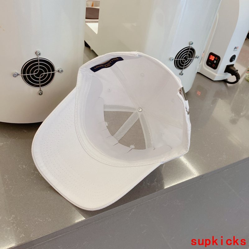 Close-up detail view of Louis Vuitton unisex cap