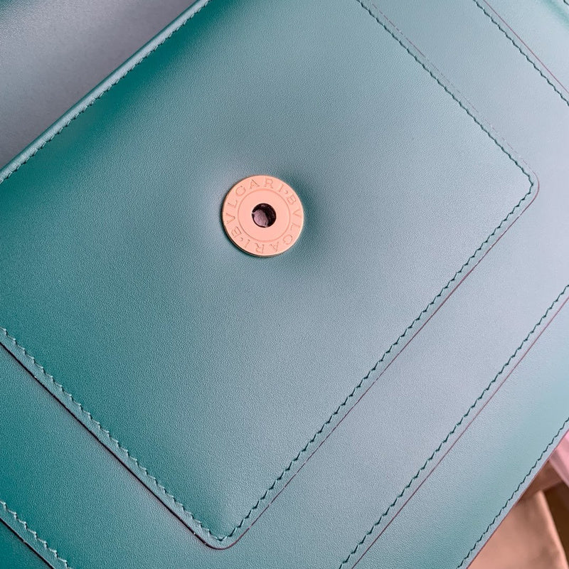 Classic Premium PU Leather Handbag - Statement Silhouette | Women's Statement Accessory #1696 - back view (image 4) of designer-inspired handbag