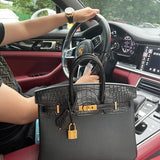 Interior view of poised premium bag