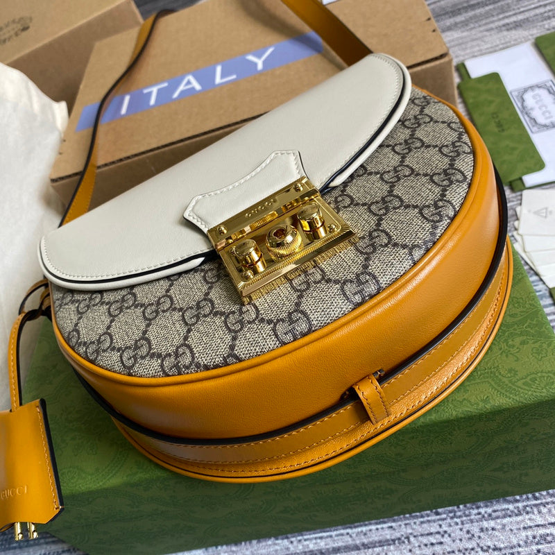 Back view of premium classic women's handbag – women's luxury handbag