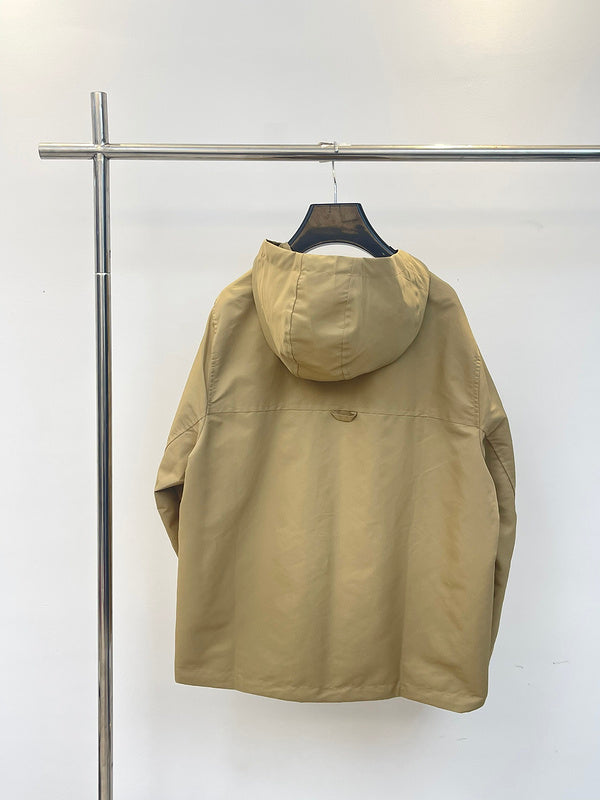 Side profile of Louis Vuitton luxury clothing with contemporary cut