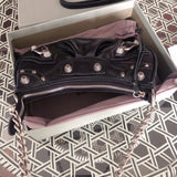 Close-up detail of statement everyday-luxe women's handbag – women's premium purse