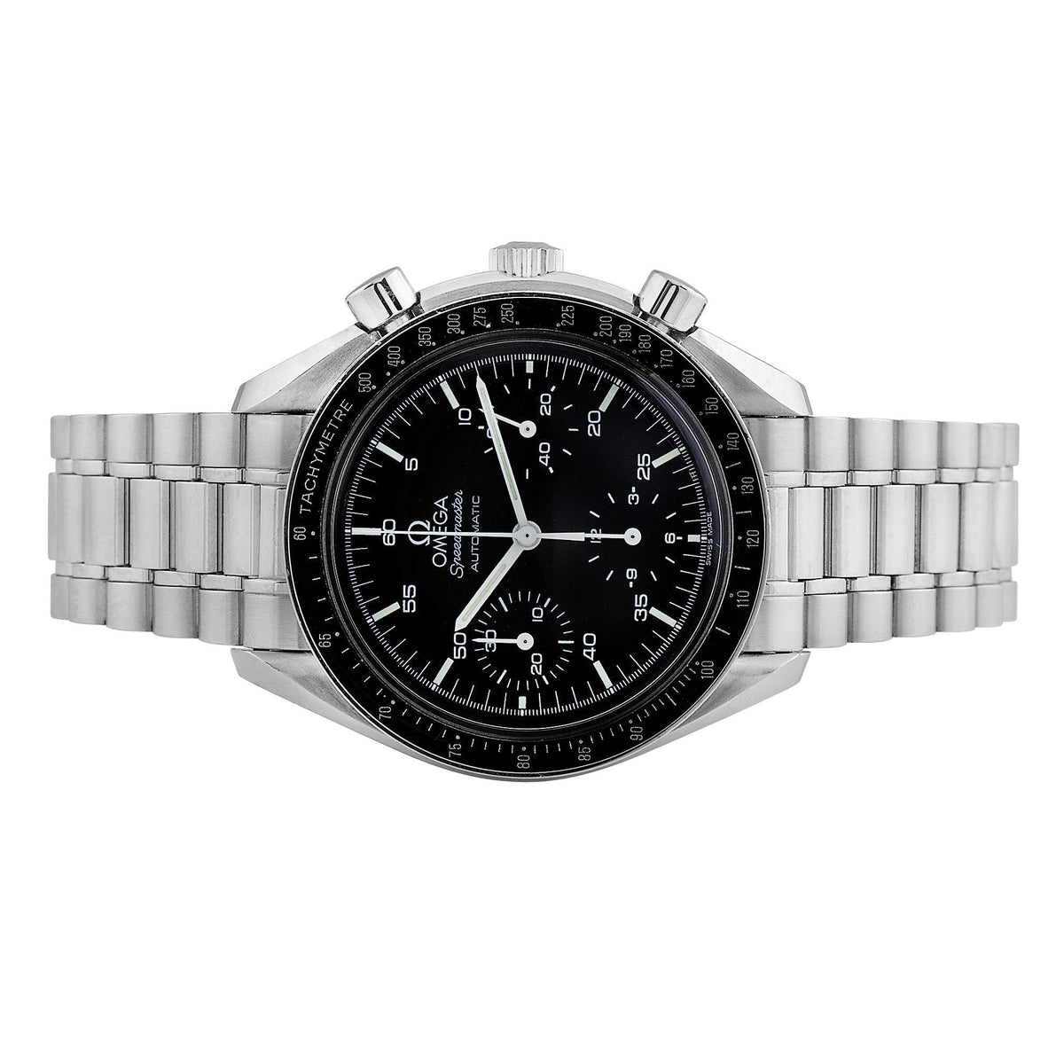 Front view of Omega men's watch
